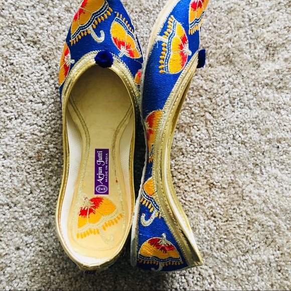 Thanksgiving discount ! Royal Blue Umbrella Jutti - Picture 3 of 8